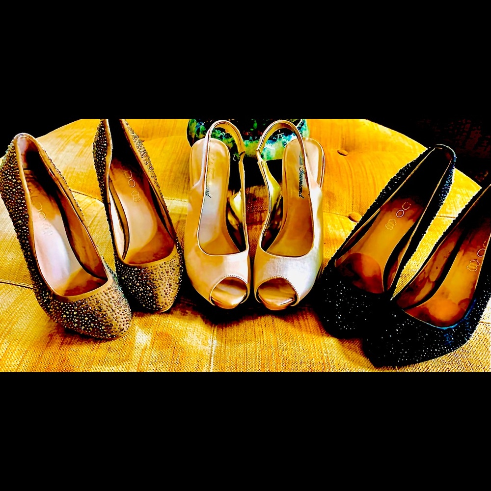 3 Pairs of Heels, 1 LuluTownsend, 2 Aldo
